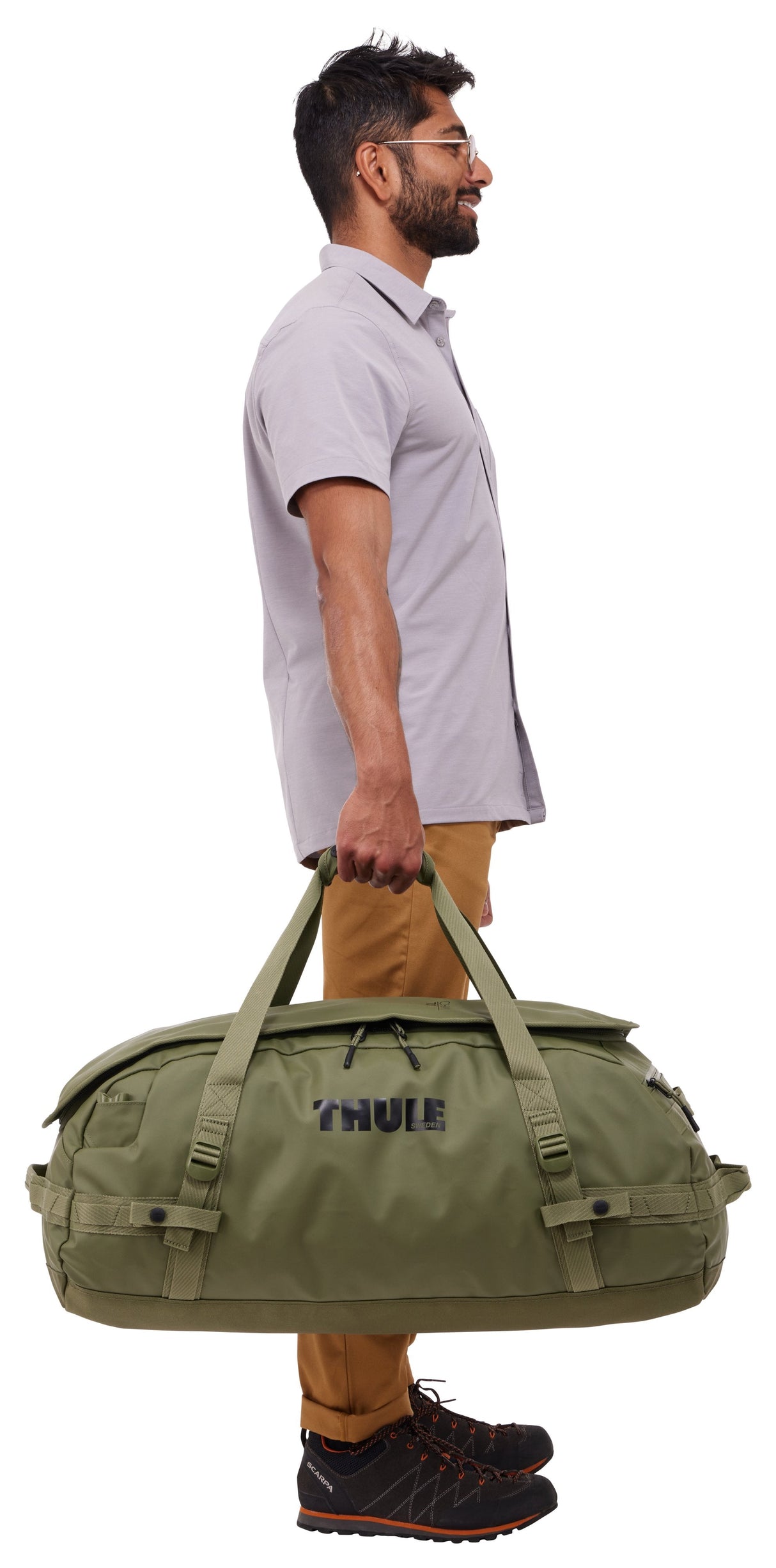 EAN 0085854255240 - Thule Chasm TDSD303 Olivine bolso de lona 70 L Poliéster Oliva imagen 7