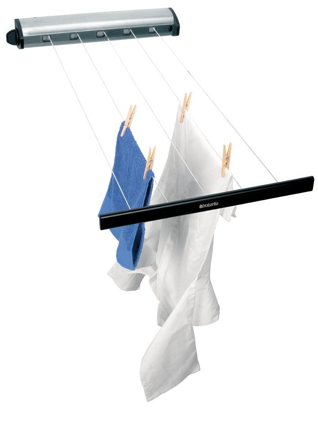 EAN 8710755385766 - Brabantia Pull-Out Drying Lines Set, 2 pcs Wall-mountable rack Acero inoxidable imagen 4