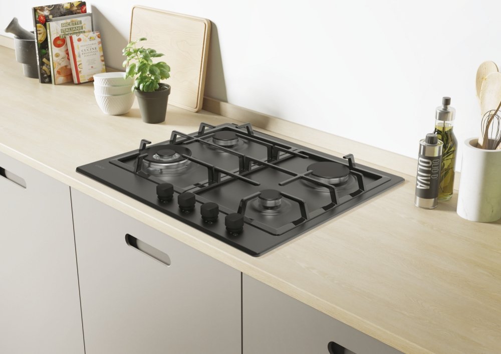 EAN 8059019055633 - Candy Idea CHG6BFB4WB Negro Integrado 60 cm Encimera de gas 4 zona(s) imagen 4