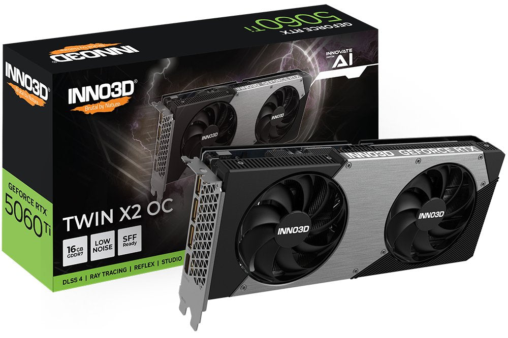 EAN 8886307700681 - INNO3D GeForce RTX 5060 Ti TWIN X2 OC NVIDIA 16 GB GDDR7 imagen 3