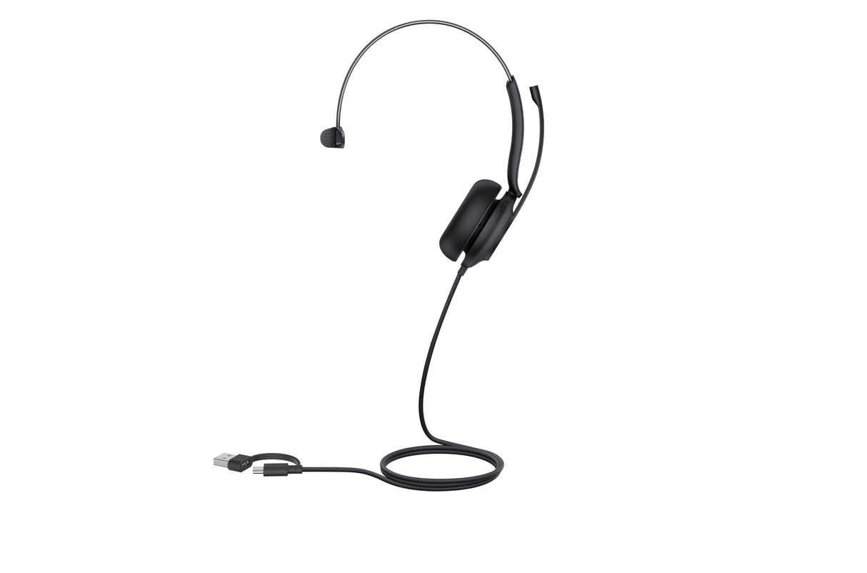 EAN 6938818320963 - Yealink UH35 Mono UC USB-C/A Auriculares Alámbrico Diadema Llamadas/Música USB Type-C / USB Type-A Negro imagen 1