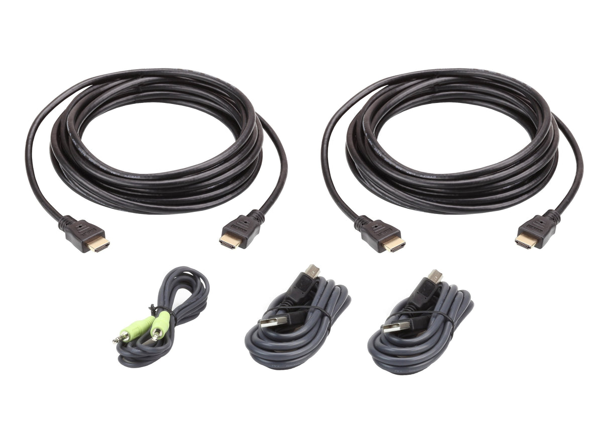 Aten 2l-7d03uhx5 Cable Para Video, Teclado Y Ratón (Kvm) 3 M Negro