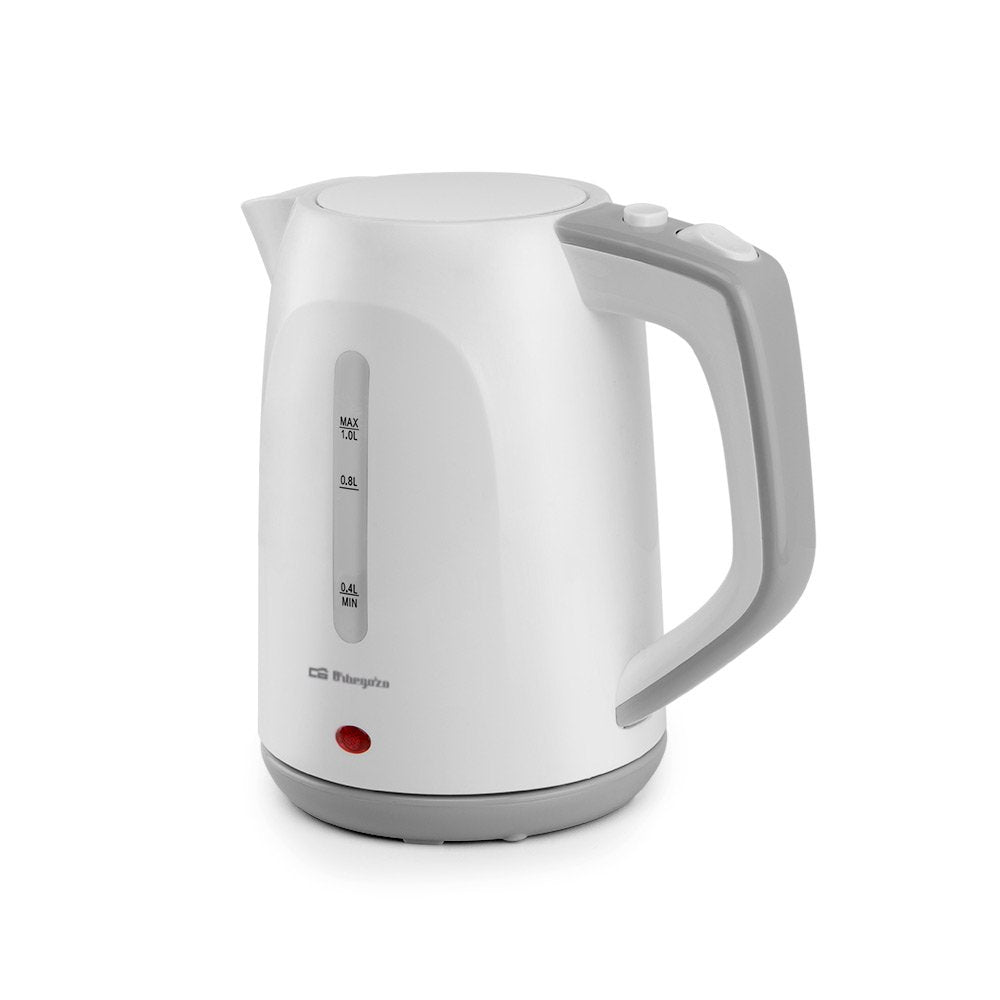 Orbegozo Kt 5011 Hervidor De Agua Rapido Y Seguro - Potencia 1100w - Capacidad 1l - Asa De Tacto Frio - Resistencia