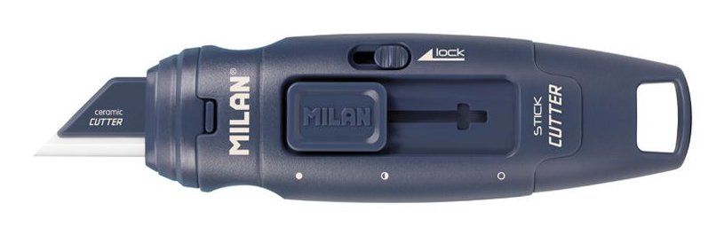 Milan Cutter Hoja Cerámica Stick Serie 1918 Blíster Azul Marino