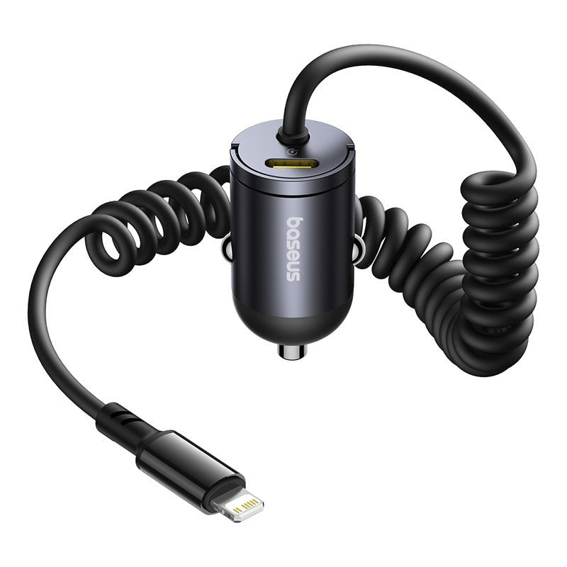 Tiny Star Mini Car Charger (C+L Cable Included) 30w Cosmic Black