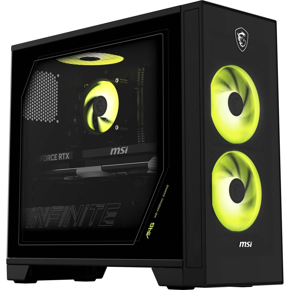 Pc Gaming Msi Mag Infinite S Ai 2nvl5 016eu Intel Core Ultra 5 225f 16gb Ram 512gb Ssd Geforce Rtx 5060 Windows 11 Home Negro