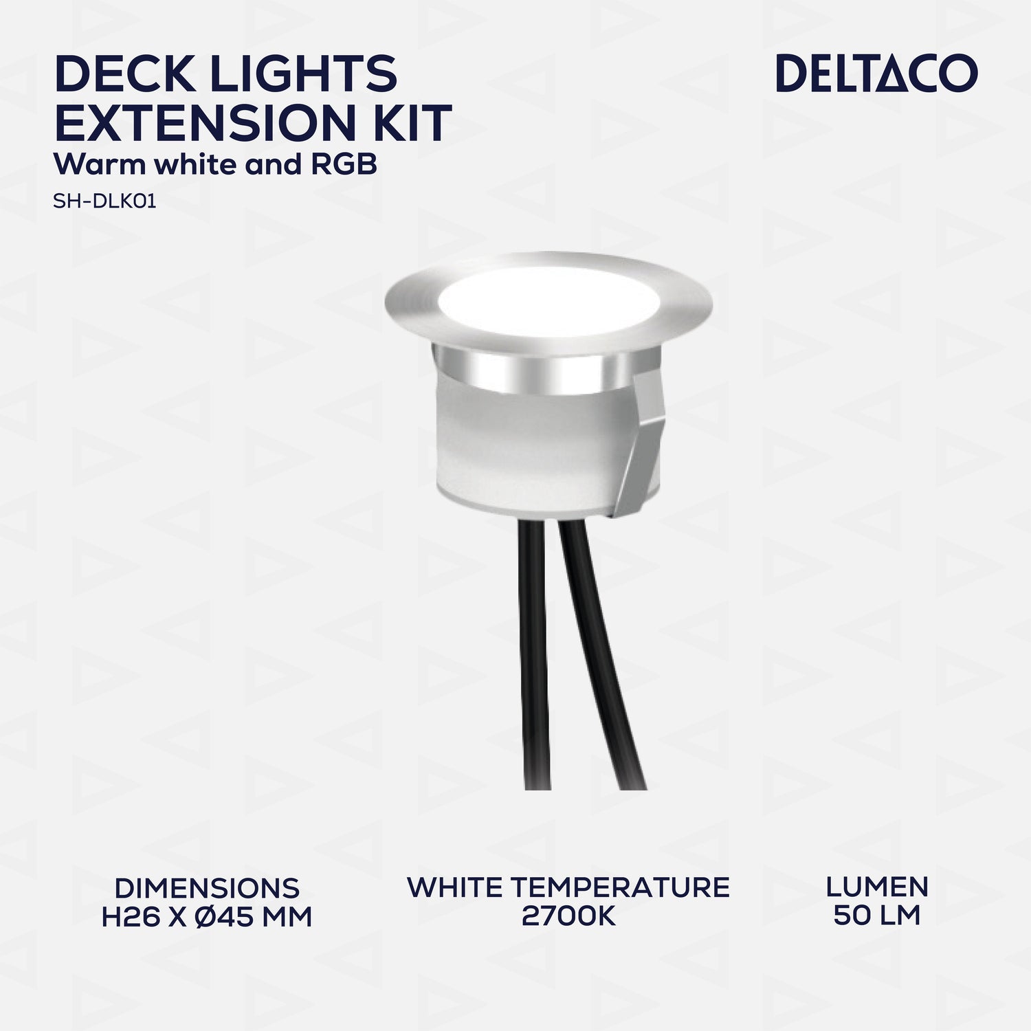 Deltaco Smart Home Terassenbeleuchtung Set