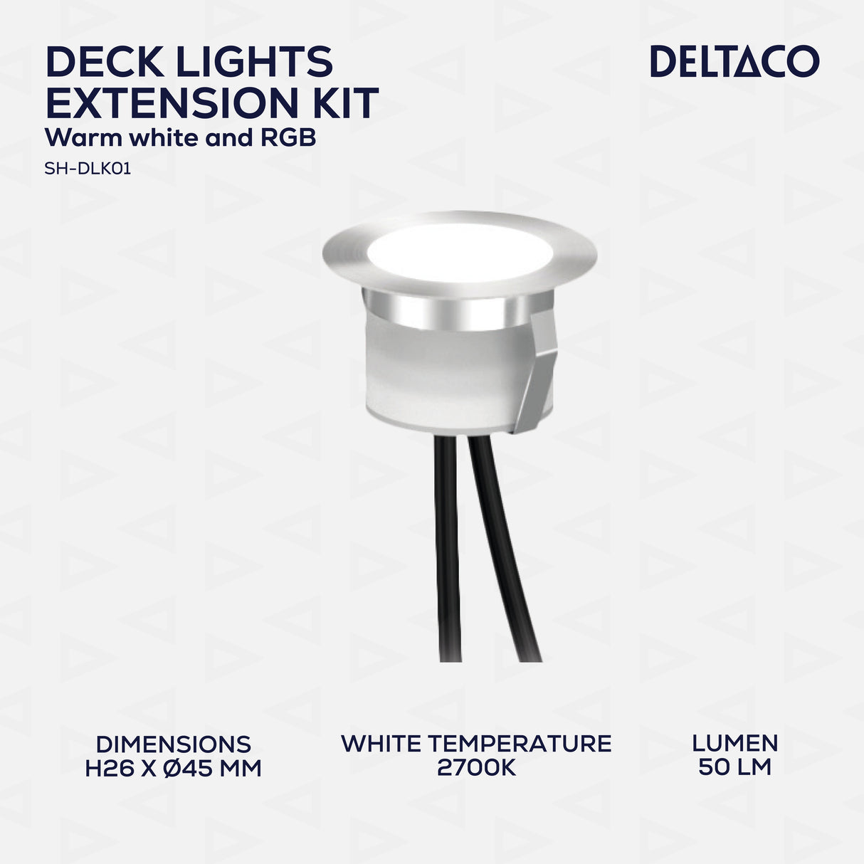 EAN 7333048052209 - Deltaco SH-DLK01 iluminación inteligente Lámpara de pie inteligente Wi-Fi 0,7 W imagen 3