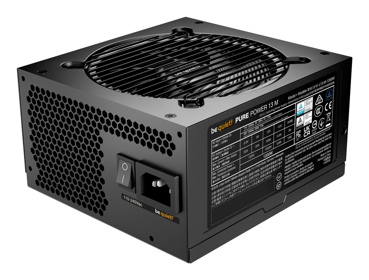 EAN 4260052193655 - be quiet! Pure Power 13 M | 1200W unidad de fuente de alimentación 20+4 pin ATX ATX Negro imagen 3