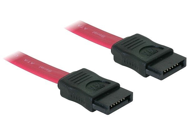 Delock Cable De Datos Sata 50cm Rojo