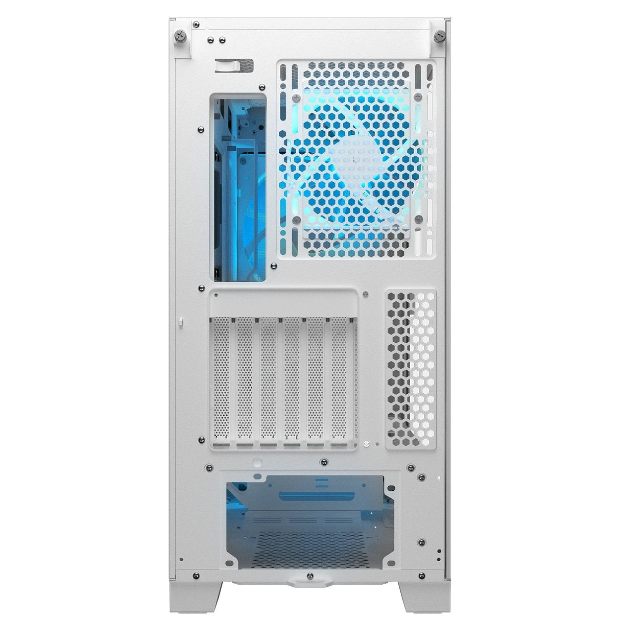 Cougar Caja Midi-Tower Airface Flo, Argb, Blanco