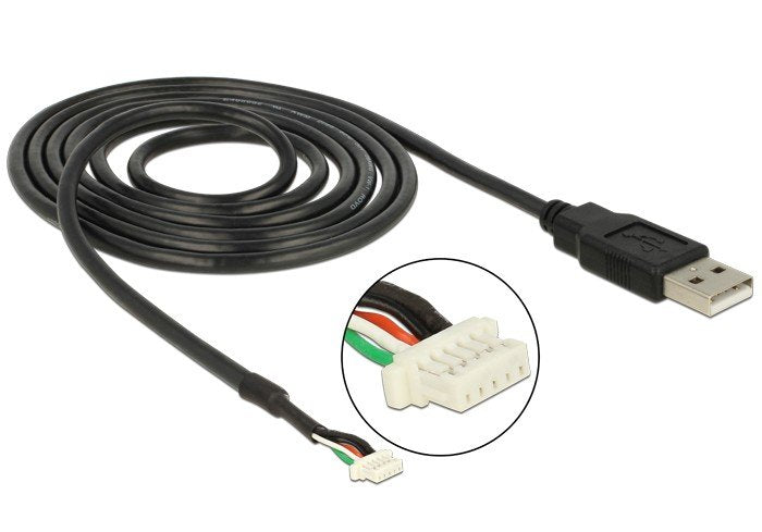 EAN 4043619959853 - DeLOCK USB 2.0 A M / 5 pin V5 1.5m cable para cámara fotográfica 1,5 m Negro imagen 3