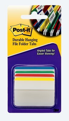 Post-It Index Rigido 51x38mm Rojo Azul Verde Amarillo - 4 Sin Dispensador Std 4x6