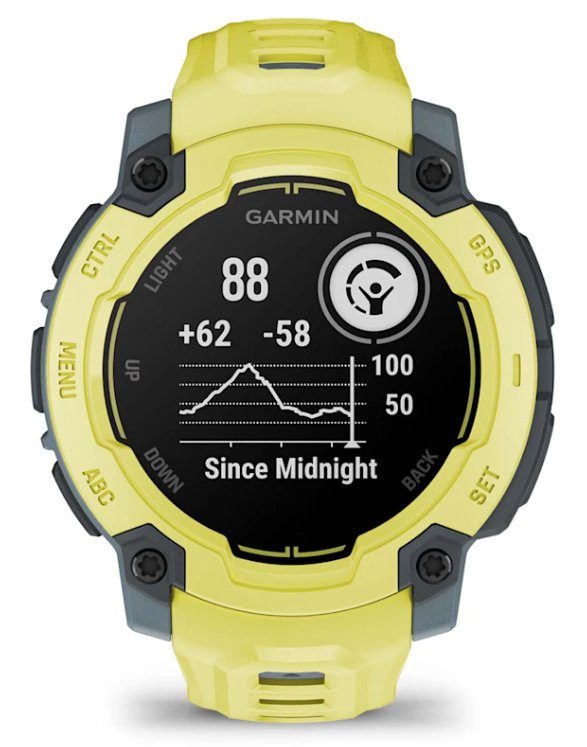 Smartwatch Garmin Instin E 45mm Amarillo Correa Silicona Amarilla