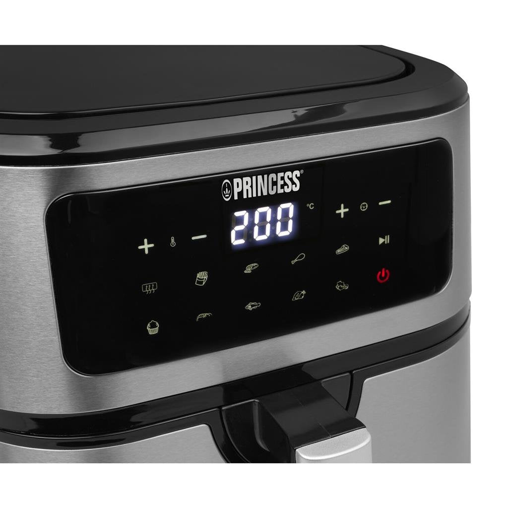 EAN 8712836996304 - Princess 183043 Sencillo 7 L Independiente 1800 W Freidora de aire caliente Negro imagen 2
