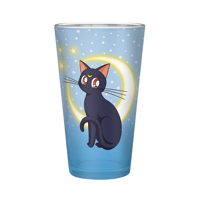 Vaso Grande Abystyle Sailor Moon Luna Y Artemisa 400 Ml