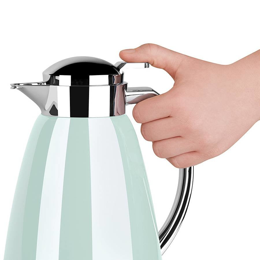 Emsa Campo Isolierkanne, 1 Liter (Mint/Edelstahl, Quick Tip Verschluss) F4130300