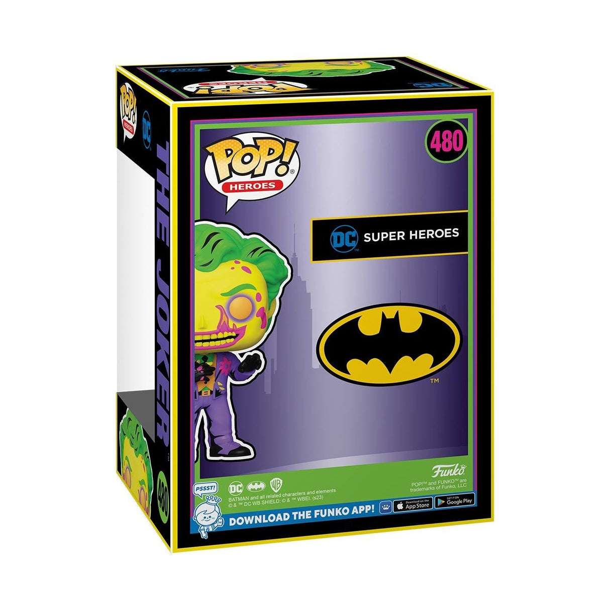 Set Figura Pop & Tee Dc Comics Joker Talla Xl