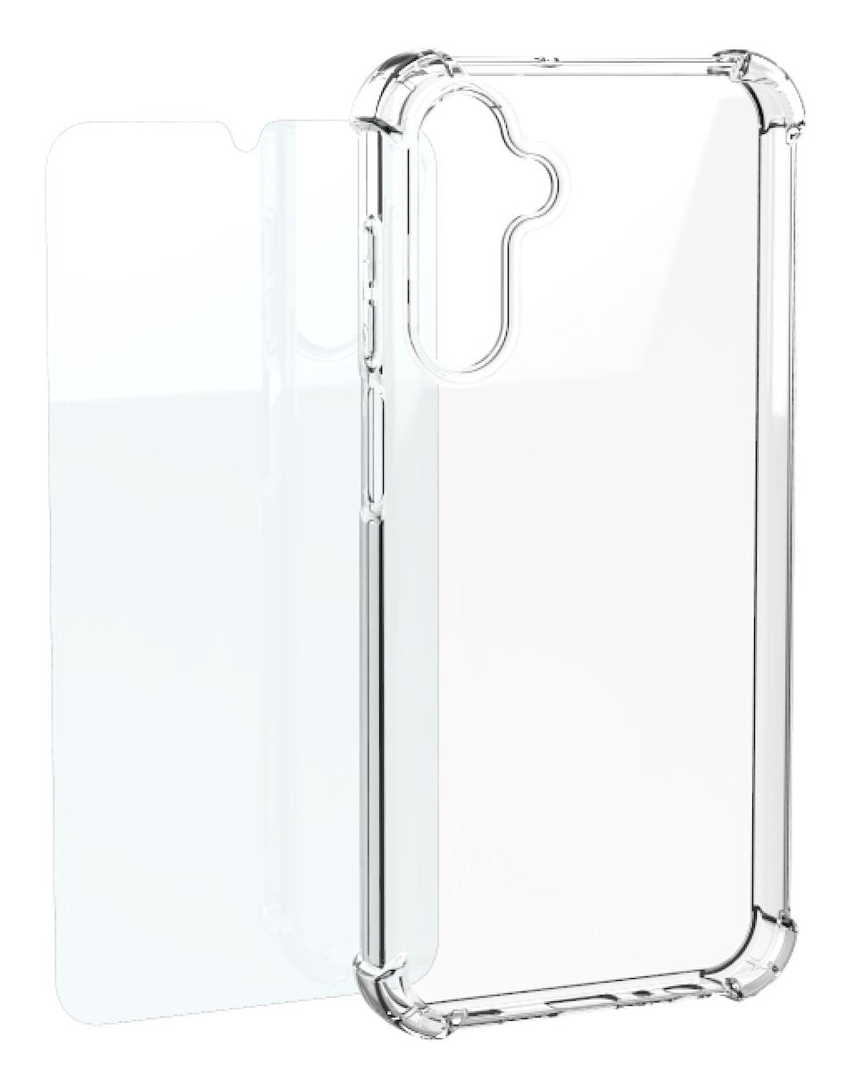 Pack Funda Transparente + Cristal Templado Designed For Samsung Para Galaxy A17 4g