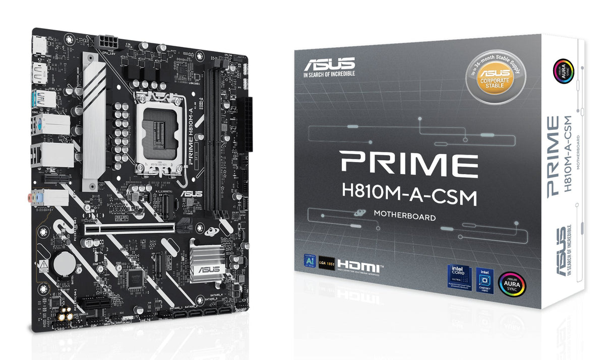 EAN 4711387844625 - ASUS PRIME H810M-A-CSM Intel H810 LGA 1851 (Socket V1) micro ATX imagen 1