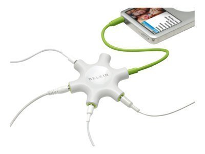 EAN 0722868948811 - Belkin F8Z274BT divisor de audio Verde, Blanco imagen 3