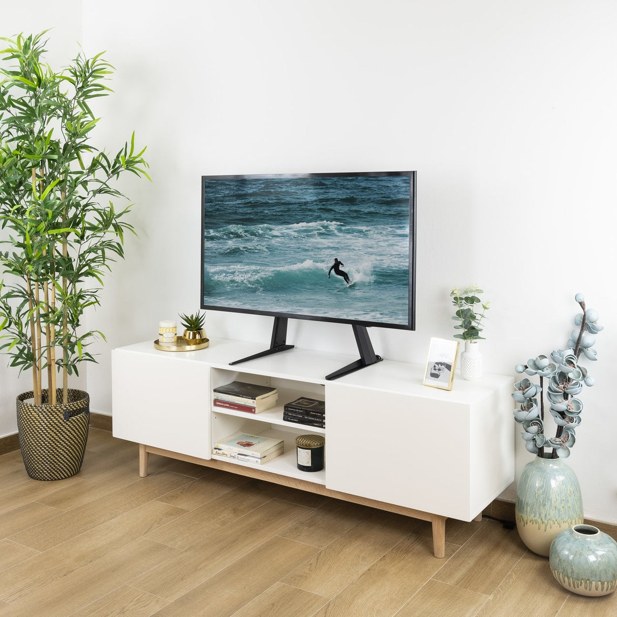 Soporte Mesa At-Imperial Pantalla Incl 32-70 Negro