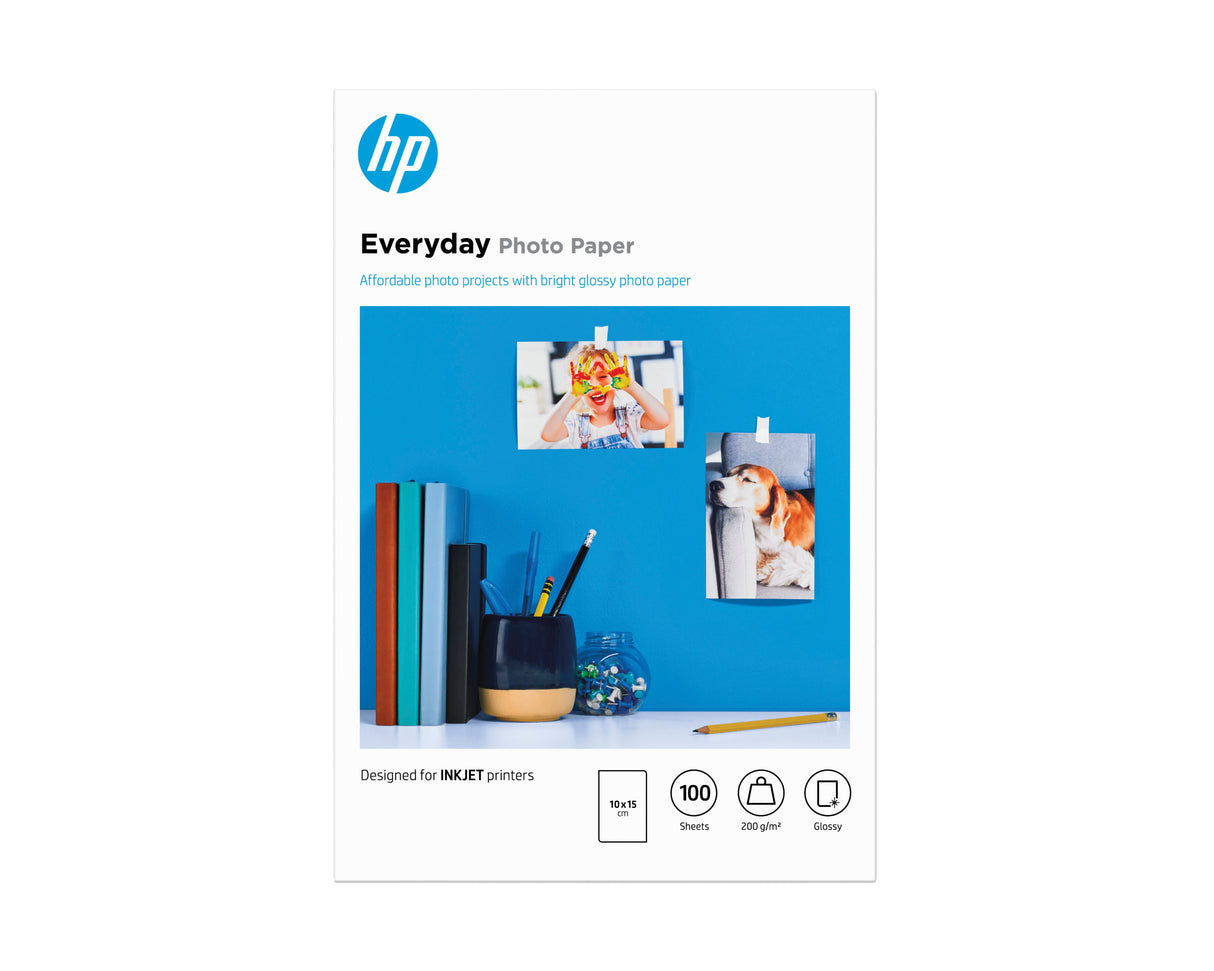 EAN 0886111974887 - HP Everyday Glossy Photo Paper-100 sht/10 x 15 cm imagen 1