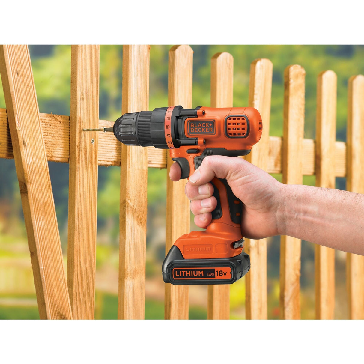 Black+Decker Taladro Atornillador Inalámbrico Bdcdd18n, 18 Voltios Bdcdd18n-Xj