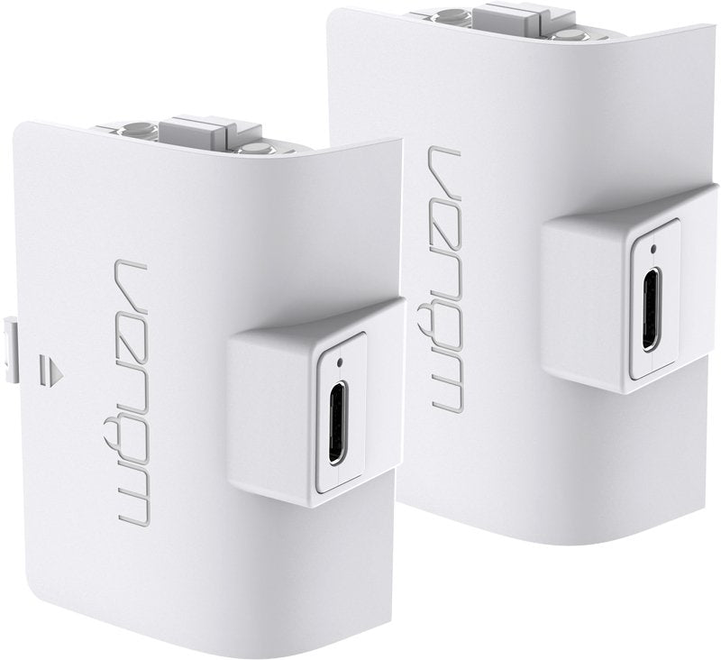 Venom Twin Rechargeable Battery Packs White - For Xbox Series X