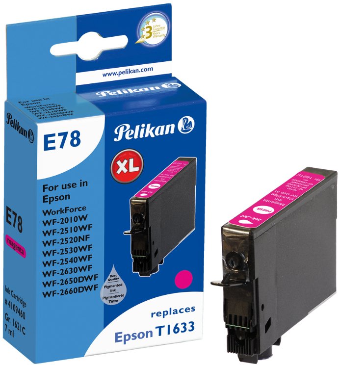 Tinta Pelikan Epson E78 T1633 Magenta Compatible