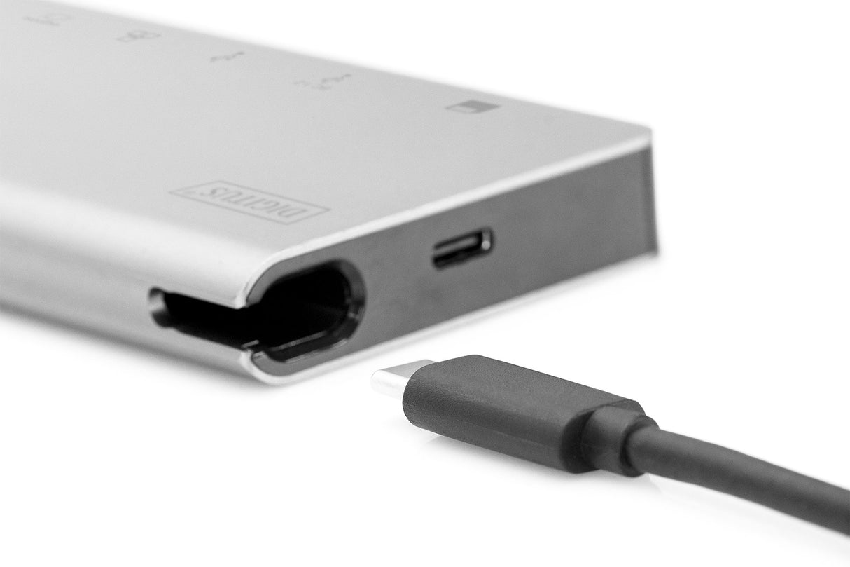 EAN 4016032450443 - Digitus DA-70866 base para portátil y replicador de puertos Alámbrico USB 3.2 Gen 2 (3.1 Gen 2) Type-C Pl imagen 3