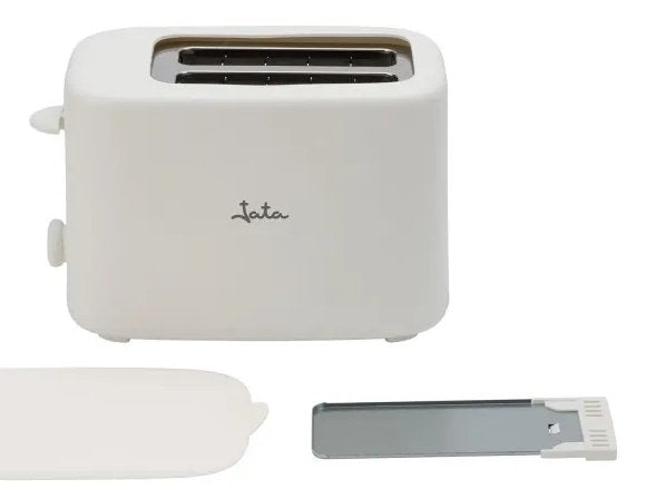 Tostadora Con 2 Ranuras Blanca 750 W