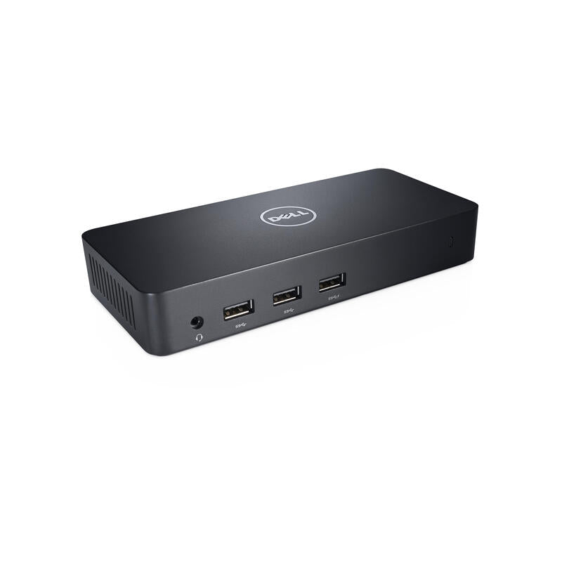 Dell Replicador De Puertos Usb 3.0 Ultra Hd Triple Video Docking Station D3100 Eur (Compatible Con 4k)
