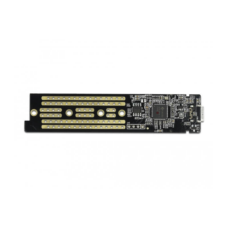 Delock 42620 Caja Para Disco Duro Externo M.2 Caja Externa Para Unidad De Estado Sólido (Ssd) Azul