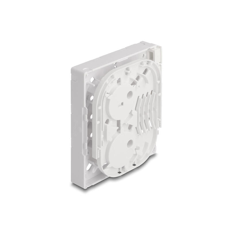 Delock 87890 Caja De Conexión De Fibra Óptica Ftth Para Montaje En Pared Para 4 X Sc Simplex O Lc Duplex Blanco