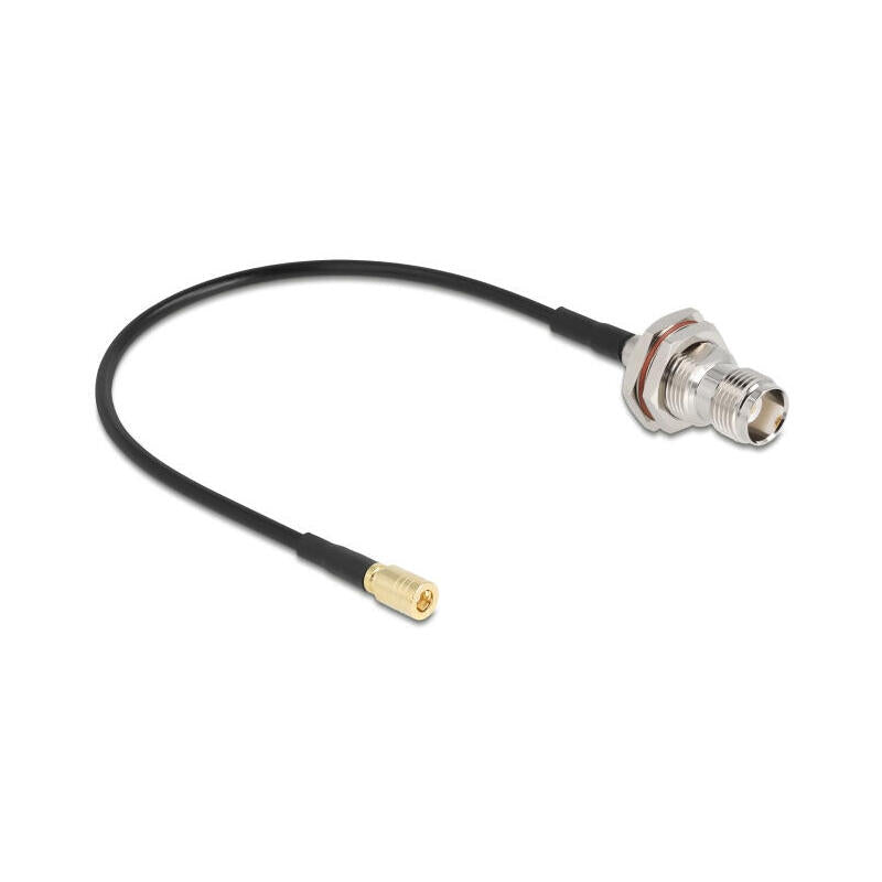 Delock Cable De Antena Tnc Conector Hembra A Smb Conector Macho Rg-174 20 Cm