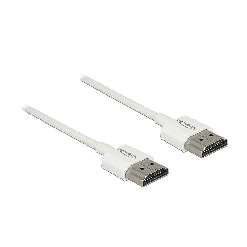 Delock Cable Hdmi De Alta Velocidad Con Ethernet - Hdmi-A Macho Hdmi-A Macho 3d 4k 0,25 M Fino High Quality