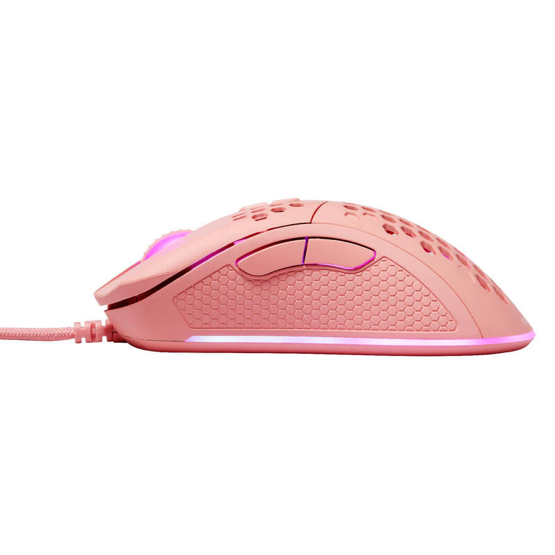 Deltaco Dm210 Gaming Maus Ultraleicht Rgb Usb Pink