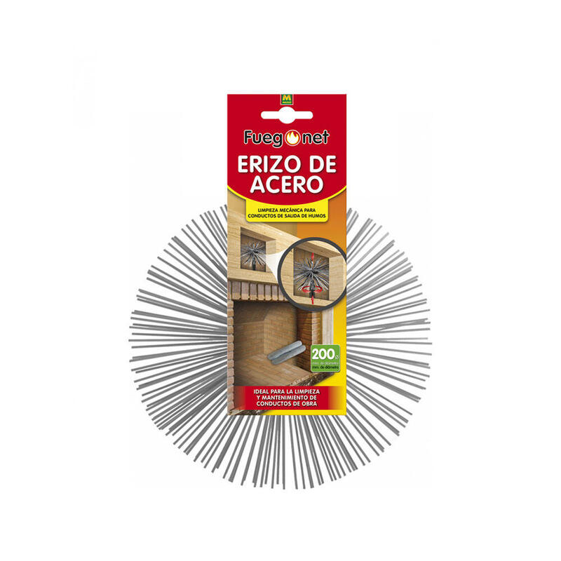 Deshollinador Erizo De Acero Ø200mm Fuegonet 231542 Massó