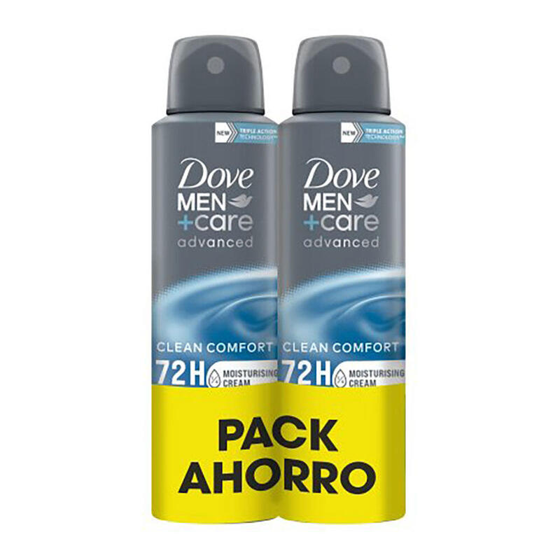 Desodorante Spray Men Clean Confort 150 Ml, Pack 2 Uds