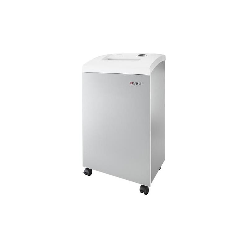 Destructora De Oficina Dahle 310 Team Mhp18-20 Hojas, Partícula 5,0x 50mm, Entrada 260mm, 100 Litros. Sin Uso De Aceite