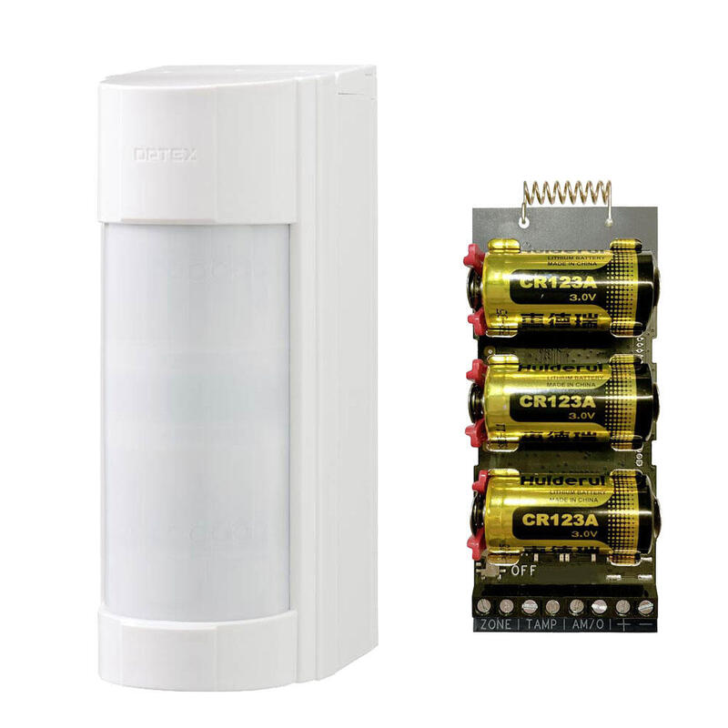 Detector De Doble Pir Antimasking Optex + Transmisor Vía Radio Axpro Hikvision
