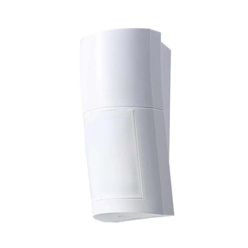 Detector Pir Doble Tecnología Para Exteriores Con Antimascotas 12m 120º Frecuencia Microondas 10.525 Ghz