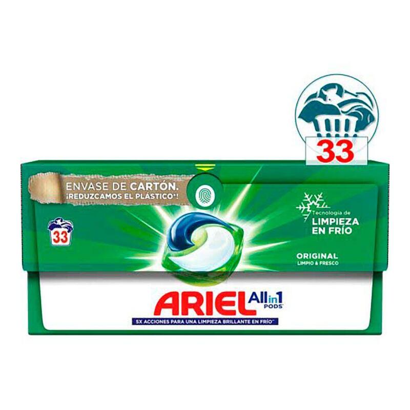 Detergente En Cápsulas Pods, 5 En 1, 33 Dosis