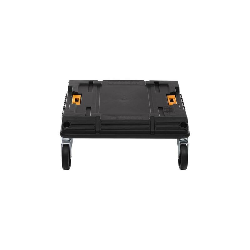 Dewalt Ts-Cart Rollbrett Für T-Stak Boxen, Plataforma Móvil Negro, Negro, 100 Kg, 436 Mm, 486 Mm, 181 Mm