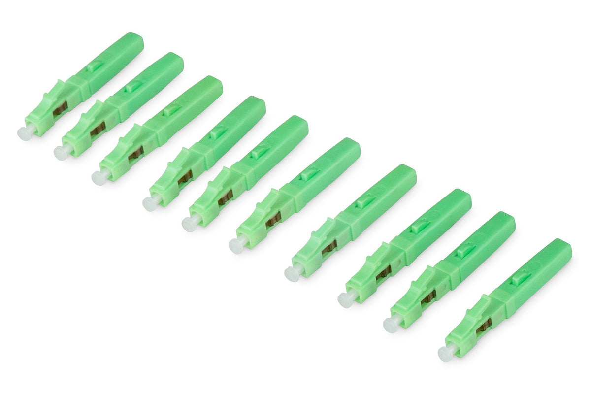Conector Rápido De Fibra Óptica Digitus Lc/Apc Conector De Campo Verde, 10 Piezas Dn-Fc-9101-Apc