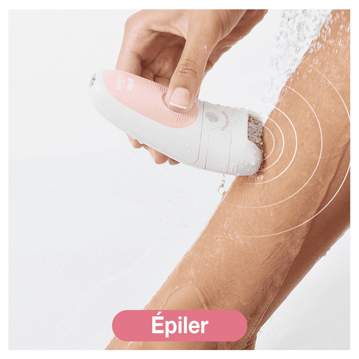 EAN 4210201223351 - Braun Silk-épil 5 Wet&Dry 81683688 depiladora 28 pinzas Blanco, Rosa imagen 9