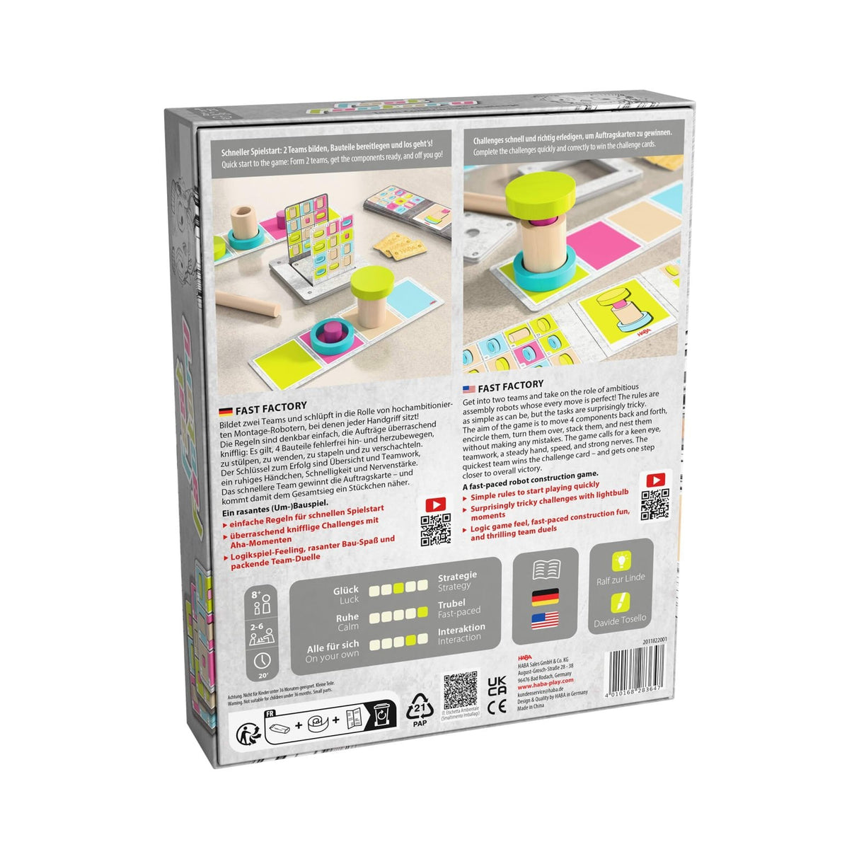 Haba Fast Factory, Juego De Mesa 2011822001