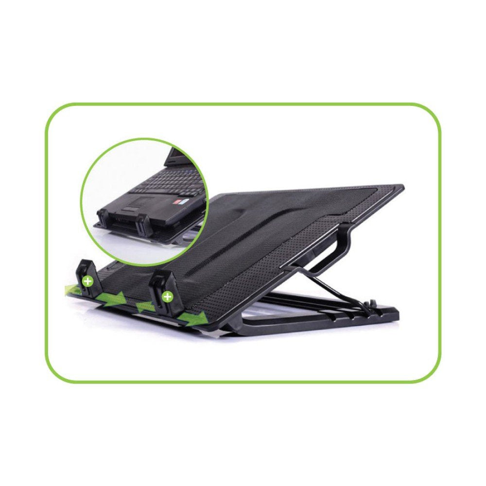 EAN 8051128106244 - Techly ICOOL-CP12TY almohadilla fría 43,9 cm (17.3") 1400 RPM Negro imagen 7