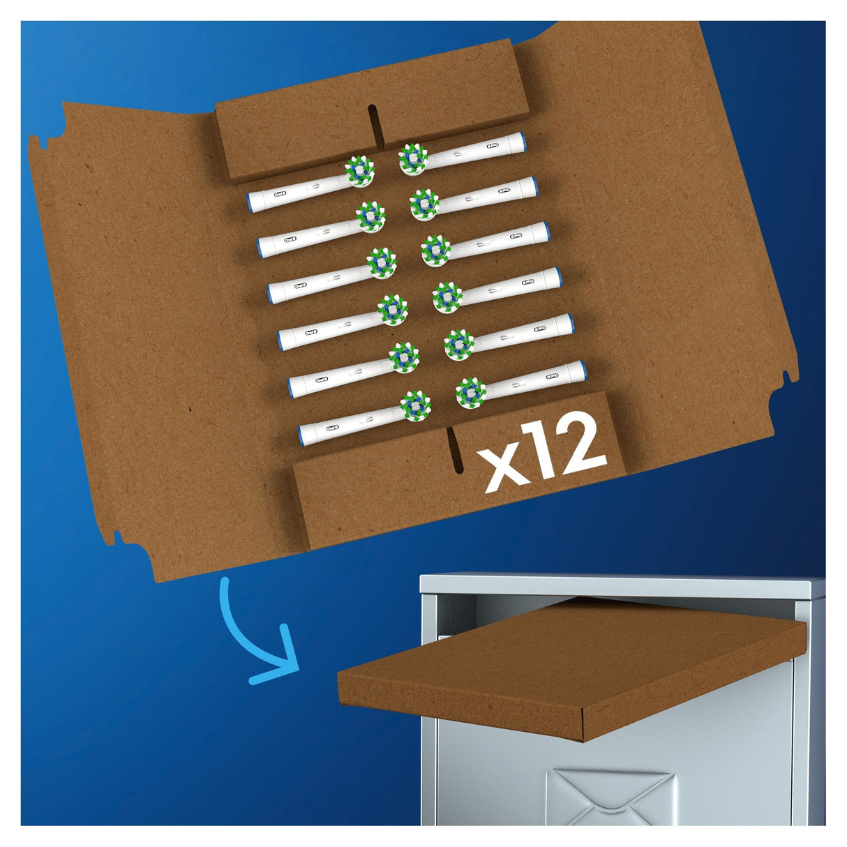 Oral-B Crossaction Aufsteckbürsten Para Elektrische Zahnbürste 12 Piezas